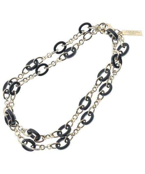 MAX MARA WEEK END LINE(マックスマーラ　ウィークエンドライン)ネックレス 黒 サイズ:-/2200658517921