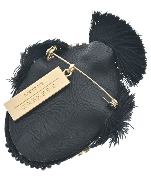 MAX MARA WEEK END LINE（マックスマーラ　ウィークエンドライン）ブローチ・コサージュ 黒 サイズ:- レディース/2200658517969