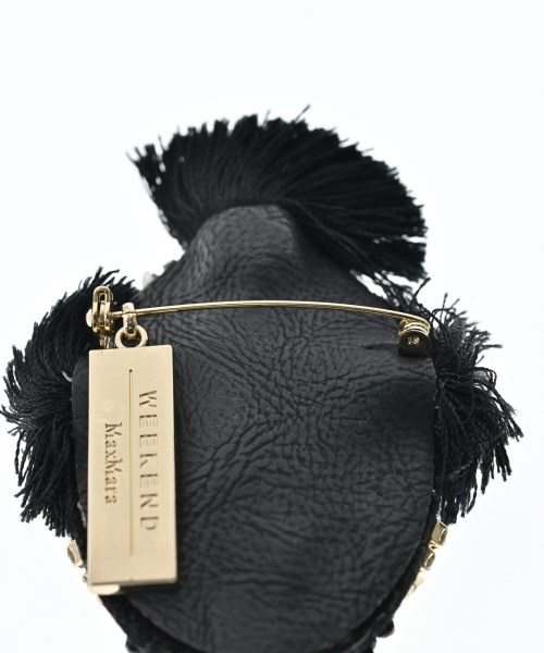 MAX MARA WEEK END LINE（マックスマーラ　ウィークエンドライン）ブローチ・コサージュ 黒 サイズ:- レディース/2200658517969