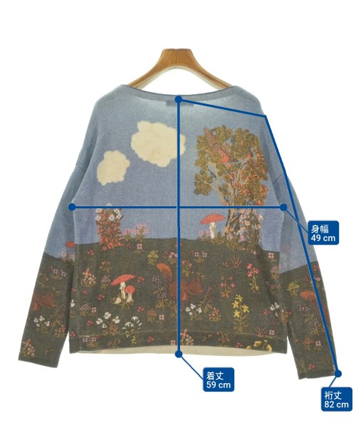 MAX MARA WEEK END LINE（マックスマーラ　ウィークエンドライン）ニット・セーター 青 サイズ:M レディース/2200661332016