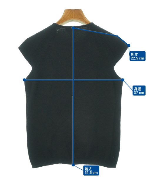 MAX MARA WEEK END LINE（マックスマーラ　ウィークエンドライン）ベスト 黒 サイズ:M レディース/2200667421042