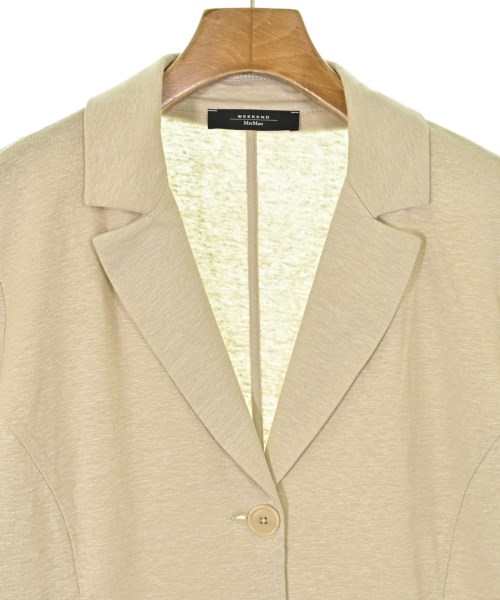 MAX MARA WEEK END LINE（マックスマーラ　ウィークエンドライン）テーラードジャケット ベージュ サイズ:M レディース/2200669510102