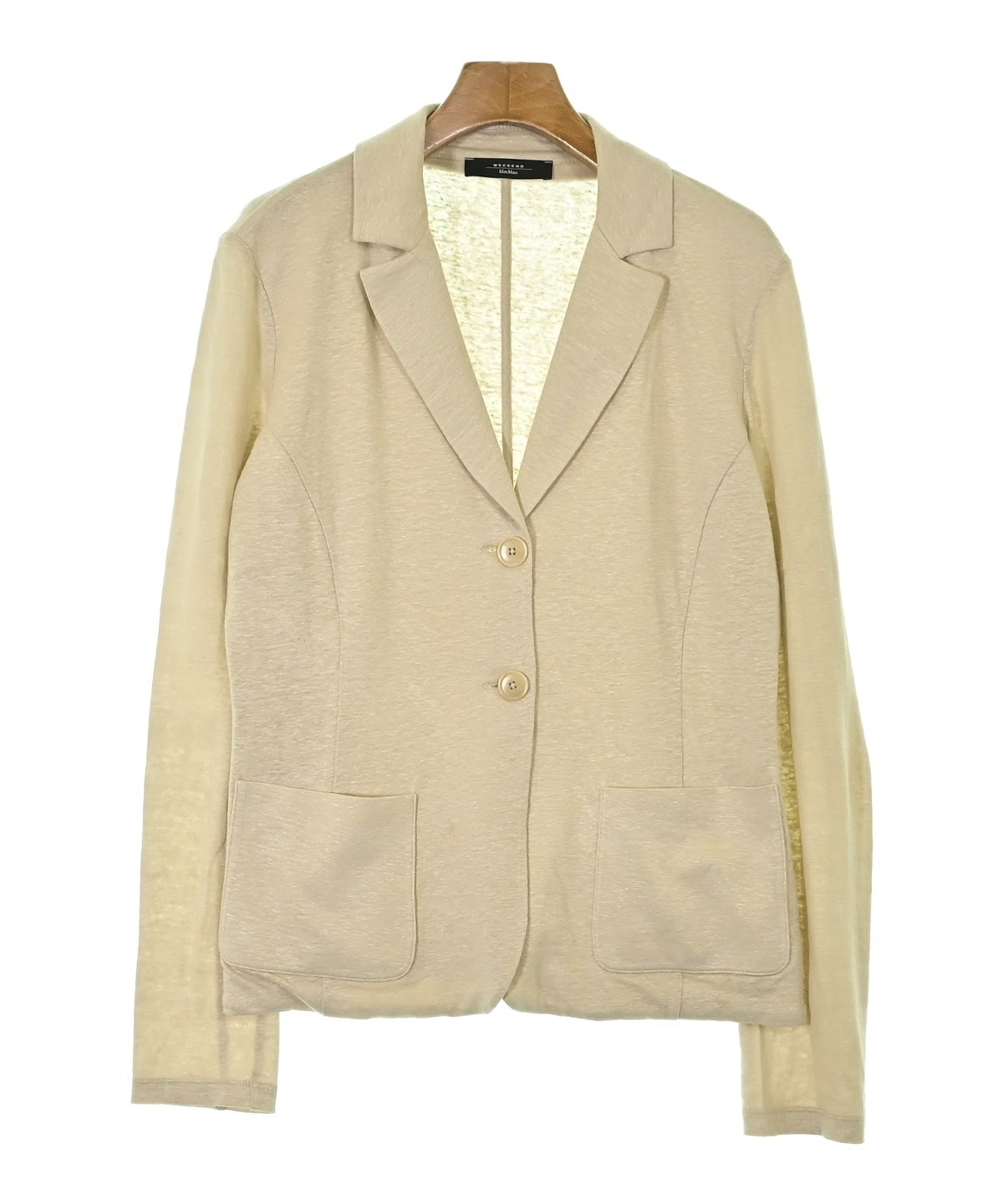 Max Mara テーラードジャケット リネン L ベージュ 【公式通販】