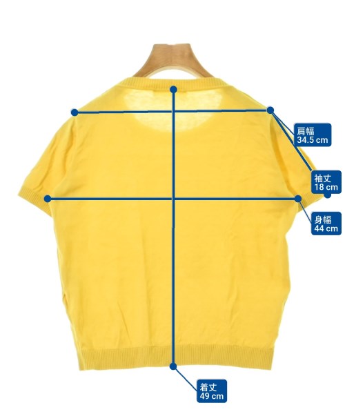 MAX MARA WEEK END LINE（マックスマーラ　ウィークエンドライン）ニット・セーター 黄 サイズ:S レディース/2200669584066