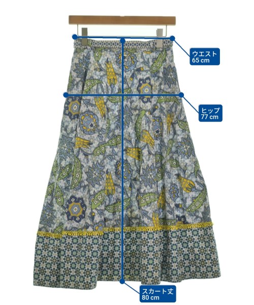 MAX MARA WEEK END LINE（マックスマーラ　ウィークエンドライン）ロング・マキシ丈スカート 青 サイズ:38(S位) レディース/2200669584073