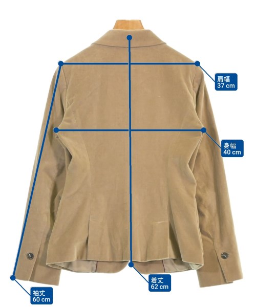 MAX MARA WEEK END LINE（マックスマーラ　ウィークエンドライン）テーラードジャケット ベージュ サイズ:36(XS位) レディース/2200672220012