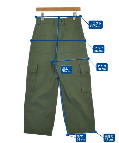 MAX MARA WEEK END LINE（マックスマーラ　ウィークエンドライン）カーゴパンツ カーキ サイズ:40(M位) レディース/2200731954032