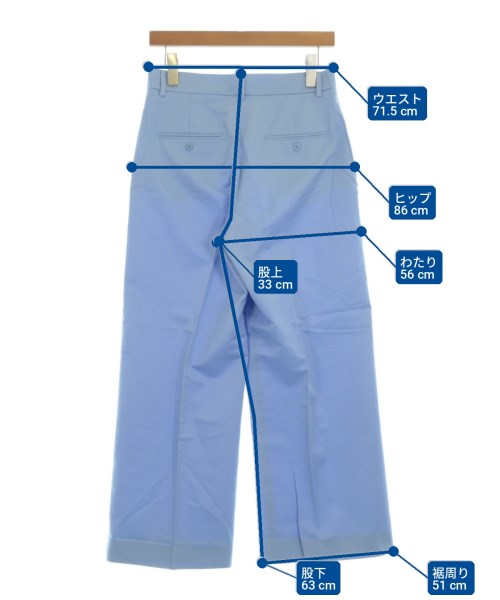 MAX MARA WEEK END LINE（マックスマーラ　ウィークエンドライン）スラックス 青 サイズ:40(M位) レディース/2200732647070