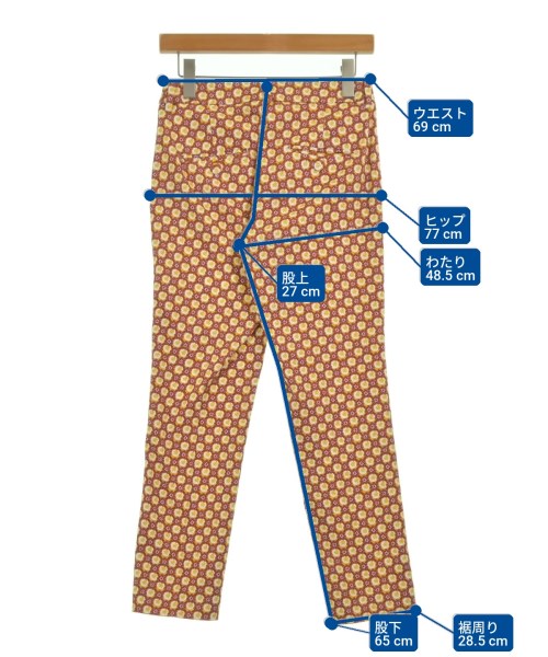 MAX MARA WEEK END LINE（マックスマーラ　ウィークエンドライン）スラックス 赤 サイズ:34(XXS位) レディース/2200720665031