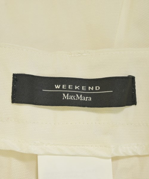 MAX MARA WEEK END LINE（マックスマーラ　ウィークエンドライン）クロップドパンツ 白 サイズ:44(L位) レディース/2200711730144