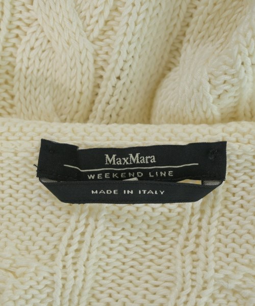 MAX MARA WEEK END LINE（マックスマーラ　ウィークエンドライン）カーディガン 白 サイズ:L レディース/2200675609036