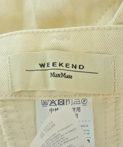 MAX MARA WEEK END LINE（マックスマーラ　ウィークエンドライン）デニムパンツ 白 サイズ:42(M位) レディース/2200678492017