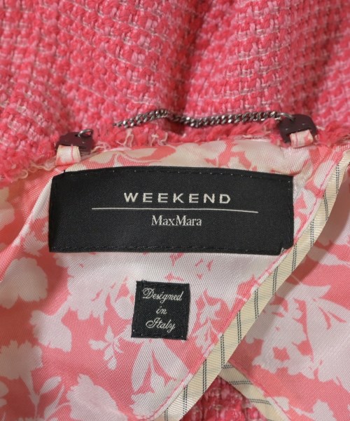 MAX MARA WEEK END LINE（マックスマーラ　ウィークエンドライン）ノーカラージャケット ピンク サイズ:40(M位) レディース/2200679629030