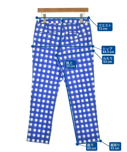 MAX MARA WEEK END LINE（マックスマーラ　ウィークエンドライン）クロップドパンツ 青 サイズ:40(M位) レディース/2200684269030