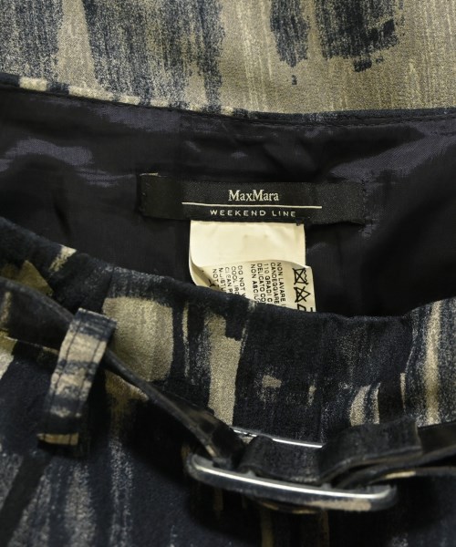 MAX MARA WEEK END LINE（マックスマーラ　ウィークエンドライン）ひざ丈スカート 紺 サイズ:38(S位) レディース/2200684368139