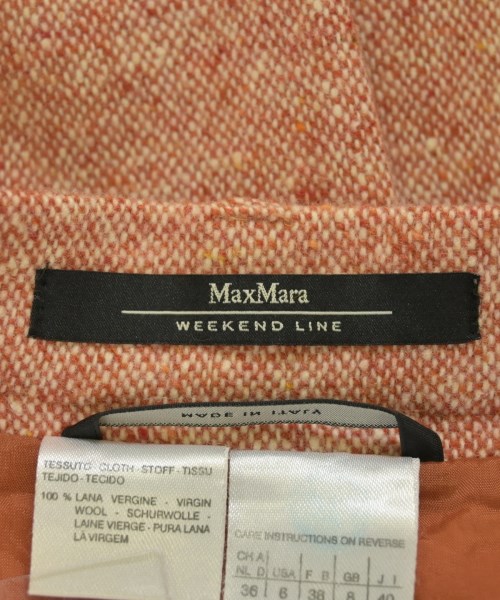 MAX MARA WEEK END LINE（マックスマーラ　ウィークエンドライン）ひざ丈スカート オレンジ サイズ:40(M位) レディース/2200687073061