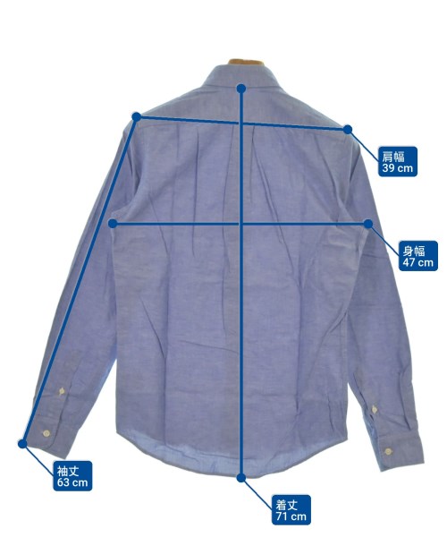 MICHAEL TAPIA（マイケルタピア）カジュアルシャツ 青 サイズ:S メンズ/2200627521928