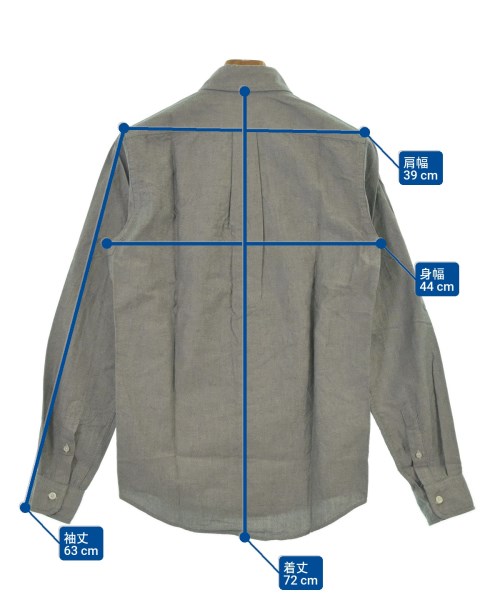 MICHAEL TAPIA（マイケルタピア）カジュアルシャツ グレー サイズ:37(XS位) メンズ/2200627521935