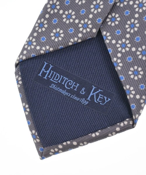 HILDITCH&KEY（ヒルディッチアンドキー）ネクタイ グレー サイズ:- メンズ/2200672935152