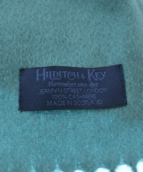 HILDITCH&KEY（ヒルディッチアンドキー）マフラー 青 サイズ:- レディース/2200724570225