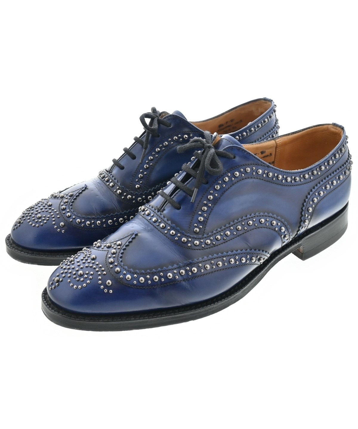 Church's（チャーチ）ビジネス・ドレスシューズ 紺 サイズ:85(27.5cm位