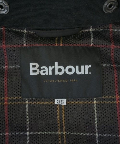 Barbour（バブアー）ステンカラーコート 黒 サイズ:36(S位) レディース/2200636957015