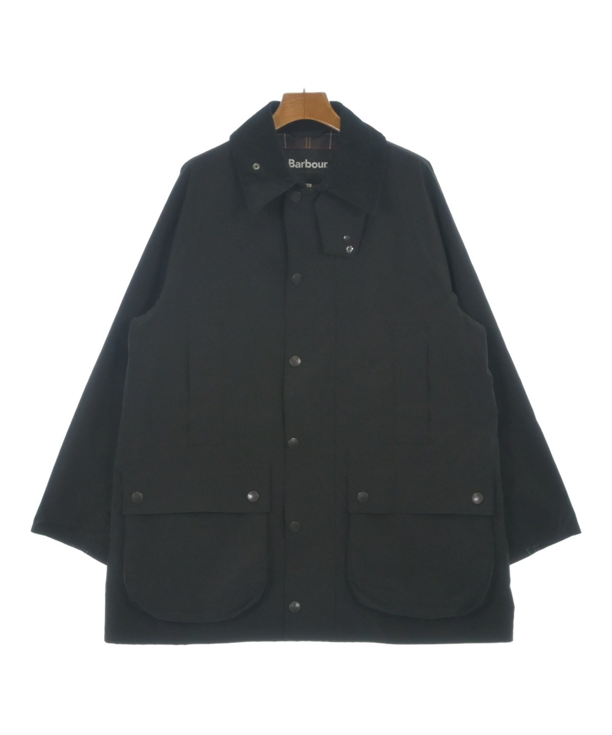 Barbour（バブアー）ステンカラーコート 黒 サイズ:36(S位) レディース