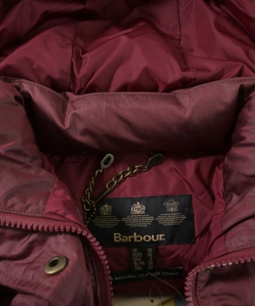 Barbour（バブアー）ダウンジャケット/ダウンベスト 赤 サイズ:36(L位) レディース/2200623829073