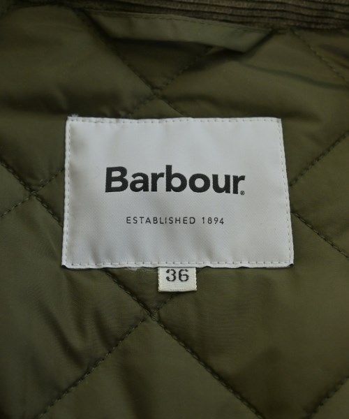 Barbour（バブアー）ダウンコート カーキ サイズ:36(XS位) レディース/2200625610013