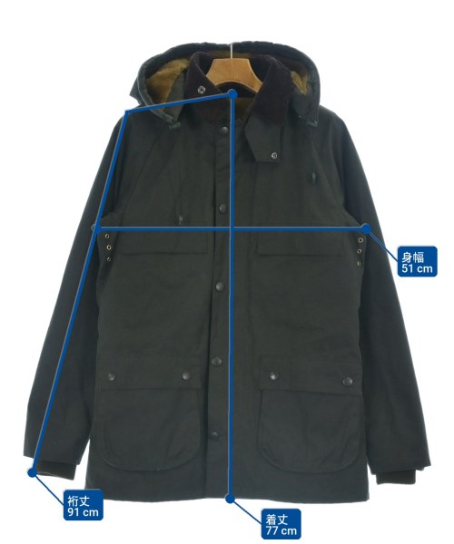 Barbour（バブアー）ブルゾン カーキ サイズ:38(L位) メンズ/2200626011376