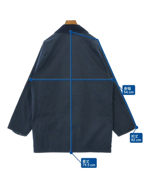 Barbour（バブアー）ステンカラーコート 紺 サイズ:S レディース/2200644804028
