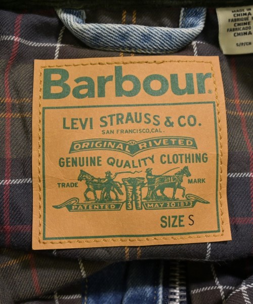 Barbour（バブアー）デニムジャケット 青 サイズ:S メンズ/2200627773044