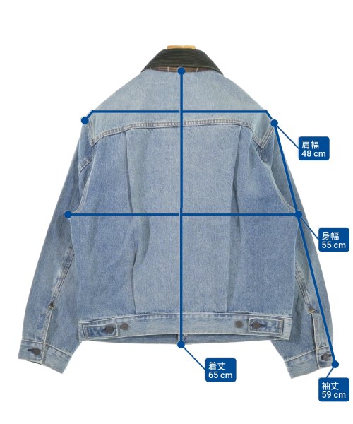 Barbour（バブアー）デニムジャケット 青 サイズ:S メンズ/2200627773044