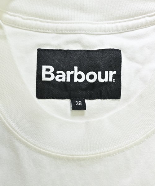 Barbour（バブアー）Tシャツ・カットソー 白 サイズ:38(L位) メンズ/2200620162029