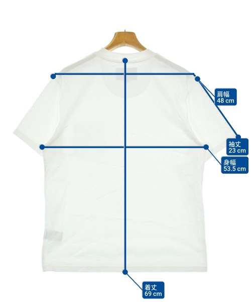 Barbour（バブアー）Tシャツ・カットソー 白 サイズ:38(L位) メンズ/2200620162029