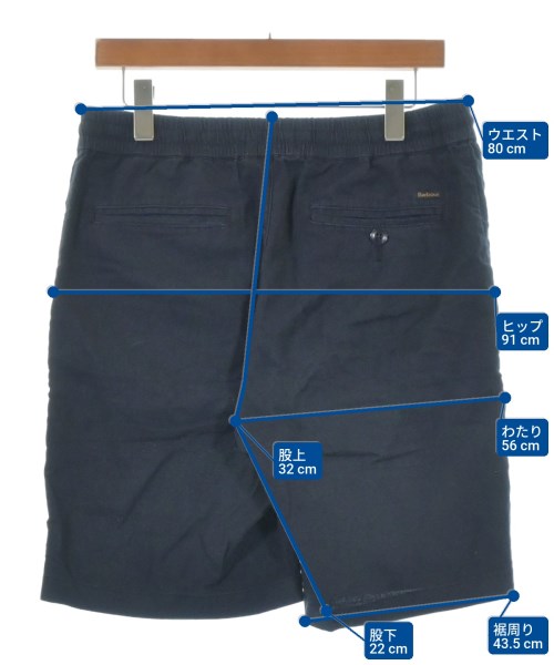 Barbour（バブアー）ショートパンツ 紺 サイズ:-(M位) メンズ/2200676262094
