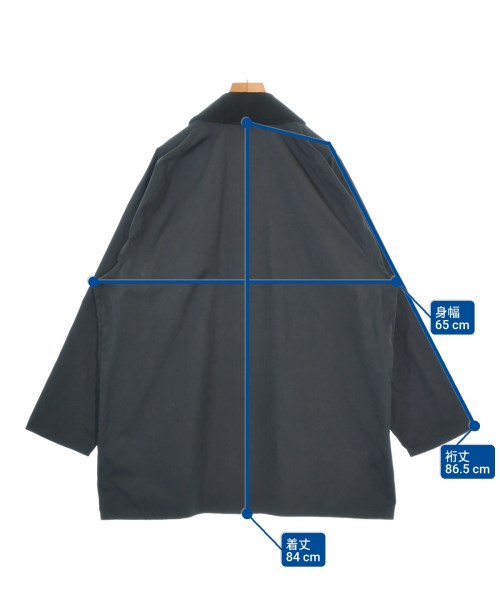 Barbour（バブアー）ステンカラーコート 黒 サイズ:42(M位) レディース/2200679606031