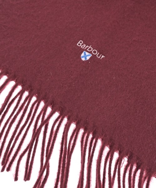 Barbour（バブアー）マフラー 赤 サイズ:- メンズ/2200650122079