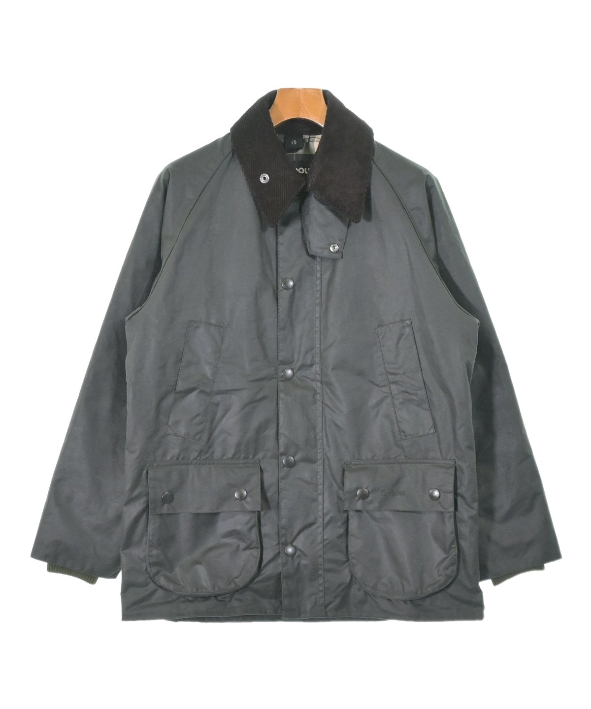 Barbour（バブアー）ステンカラーコート グレー サイズ:36(S位) メンズ