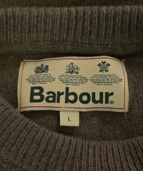 Barbour（バブアー）ニット・セーター 茶 サイズ:L メンズ/2200657239022