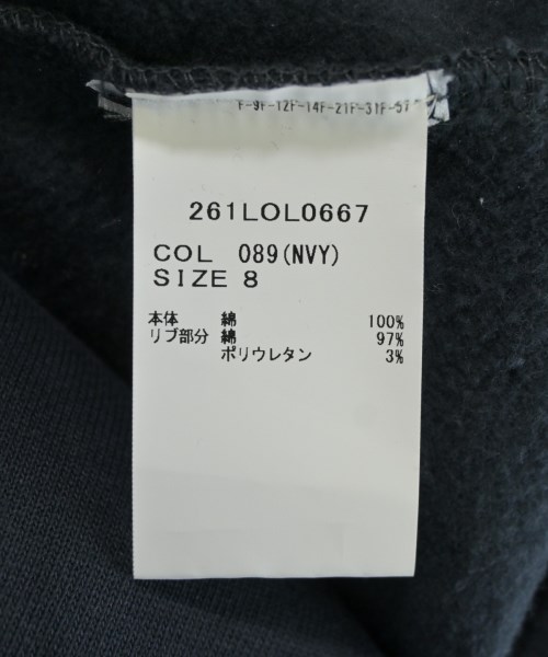 Barbour（バブアー）スウェット 紺 サイズ:8(S位) レディース/2200710197047