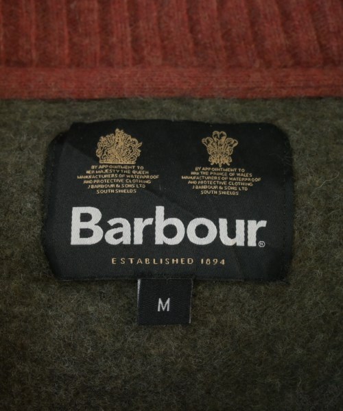 Barbour（バブアー）ニット・セーター カーキ サイズ:M メンズ/2200714552026
