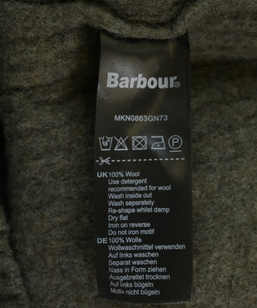 Barbour（バブアー）ニット・セーター カーキ サイズ:M メンズ/2200714552026