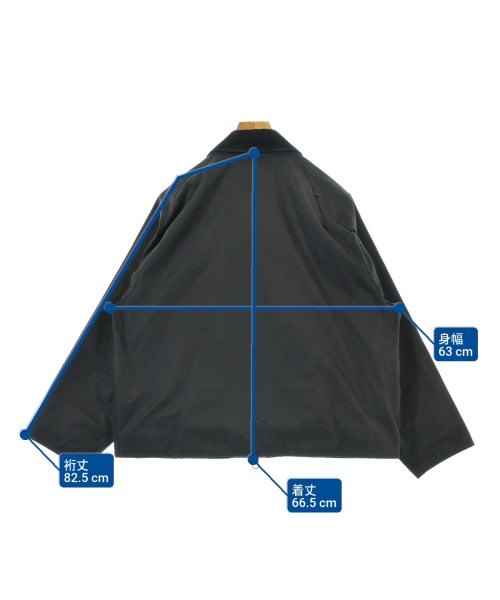 Barbour（バブアー）ミリタリーブルゾン 黒 サイズ:38(M位) メンズ/2200646386010