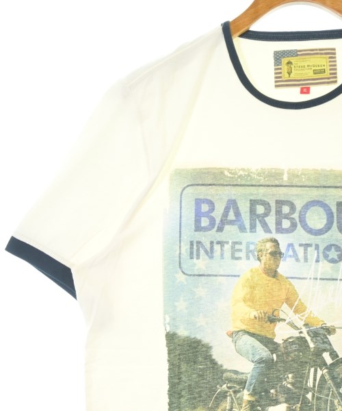 Barbour（バブアー）Tシャツ・カットソー 白 サイズ:XL メンズ/2200647371046