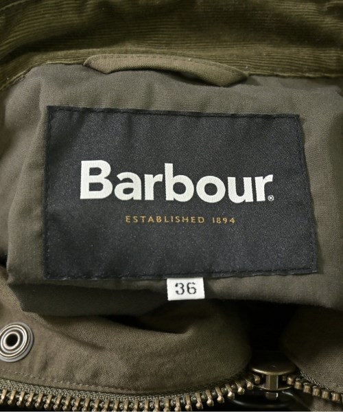 Barbour（バブアー）ステンカラーコート カーキ サイズ:36(S位) メンズ/2200644887052
