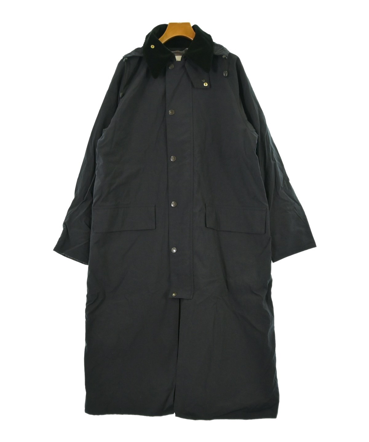 Barbour（バブアー）モッズコート 紺 サイズ:36(XS位) レディース