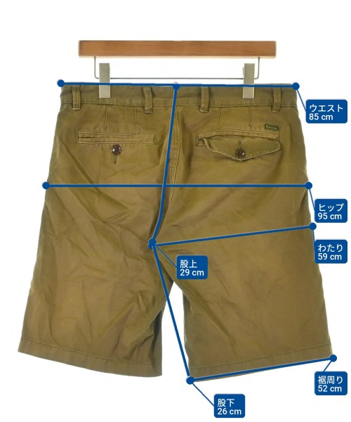 Barbour（バブアー）ショートパンツ カーキ サイズ:32(L位) メンズ/2200706332049