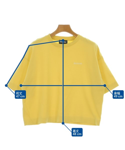 Barbour（バブアー）Tシャツ・カットソー 黄 サイズ:S レディース/2200707133065
