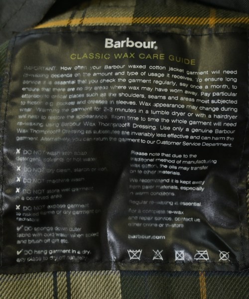 Barbour（バブアー）カバーオール カーキ サイズ:40(M位) メンズ/2200707495019